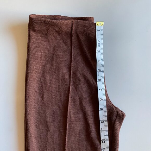 Missoni Italy Brown Knit Pull-on Designer Pants Women’s Size 40 IT Wide Leg Vtg - Picture 4 of 7